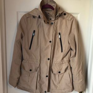 Michael Kors Tan Rain Coat